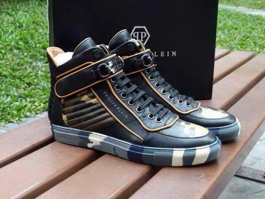 PhiliPP Plein High-Top Fashion Men Shoes--056